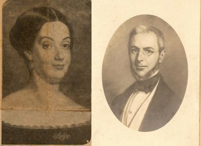 Felisbina Gonzales (mãe) e Bernardino de Campos (pai)