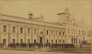 ESTUDANTES DA ACADEMIA DO LARGO DE SÃO FRANCISCO - 1862 Detalhe de foto do Militão Augusto de Azevedo
